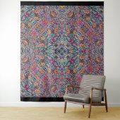 Regenbooggreep Wandkleed (In situ)