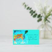 regenbooghaai blauw visitekaartje (Staand voorkant)