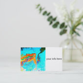 regenbooghaaien visitekaartje (Staand voorkant)