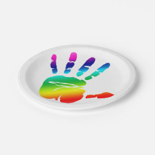 Regenbooghandbediende bord