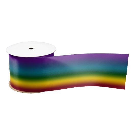 Regenbooghandbeentjes in gradiëntstrips lint (Spoel)