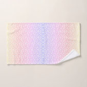 Regenbooghanddrukken Bad Handdoek (Handdoek)