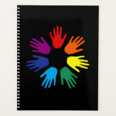 Regenbooghanden Planner (Voorkant)