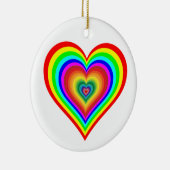 Regenbooghart Keramisch Ornament (Rechts)