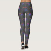 Regenbooghart Leggings (Achterkant)