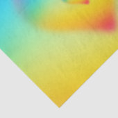 regenbooghart tissuepapier (Detail)