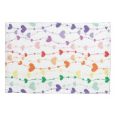  regenboogharten Patroon Kinder Kussensloop (Achterkant)