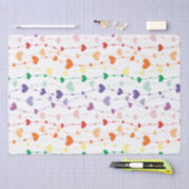  regenboogharten Patroon Kinder Tissuepapier (Craft)