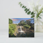 RegenboogHerfsten van het grote eiland Hawaii Briefkaart (Staand voorkant)