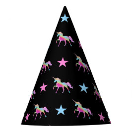 Regenbooghoorn en Pet van sterren Feesthoedjes
