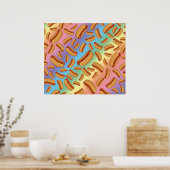 Regenbooghotdogs Poster (Keuken)