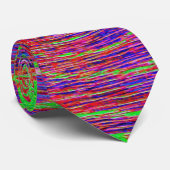 Regenbooghout Stropdas (Opgerold)