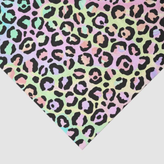 Regenboogijsgradiënt en luipspillen tissuepapier (Detail)