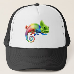 Regenboogkameleon Trucker Pet