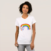 Regenboogkat T-Shirt (Voorkant volledig)