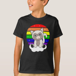 Regenboogkatjes met zoete katten voor kinderen Sia T-shirt