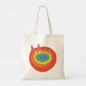 Regenboogkatten Tote Bag (Achterkant)