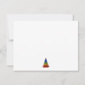 Regenboogkerstboom Kaart (Achterkant)
