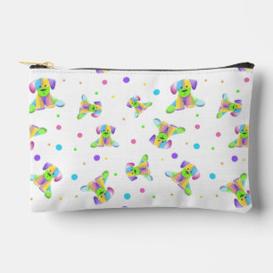 regenboogkinderen hond puppy polka stip helder leu etui