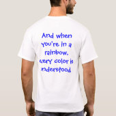 regenboogkinderen t-shirt (Achterkant)
