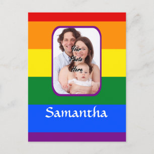 Regenboogkleur Briefkaart