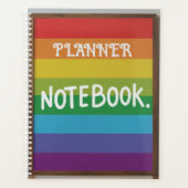 Regenboogkleur Planner (Voorkant)