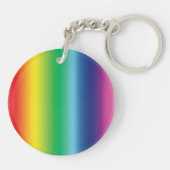 regenboogkleuren - acryl sleutelhanger (Achterkant)