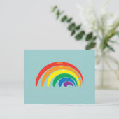 Regenboogkleuren Briefkaart (Staand voorkant)