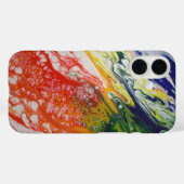 Regenboogkleuren Case-Mate iPhone Case (Achterkant (horizontaal))