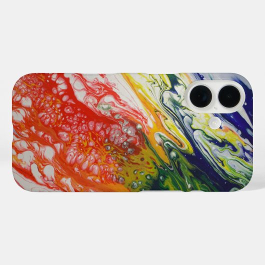 Regenboogkleuren Case-Mate iPhone Case (Achterkant (horizontaal))