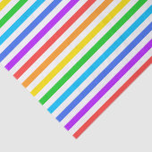 Regenboogkleuren en witstrippapier tissuepapier (Detail)