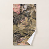 Regenboogkleuren Glitter Sparkle Girly Glam Kleurr Bad Handdoek (Handdoek)