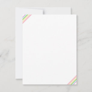 Regenboogkleuren met matige, zwarte Sjabloon