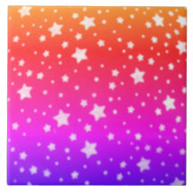 Regenboogkleuren met sterren