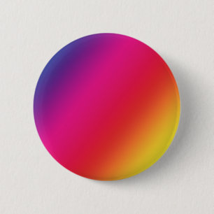Regenboogkleuren Ronde Button