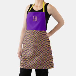 Regenboogkleuren Schotse Ruit Patroon Schort