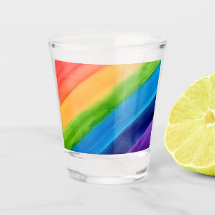 regenboogkleuren  shot glas