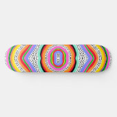 Regenboogkleuren Skateboard (Horizontaal)