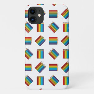 Regenboogkleurencils iPhone 11 Hoesje