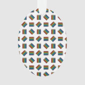 Regenboogkleurencils Ornament (voorkant)