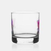 Regenboogkleurenkaart Design Whisky Glas (Links)