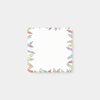 Regenboogkleurig notitieblok post-it® notes