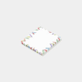 Regenboogkleurig notitieblok post-it® notes (Schuin)
