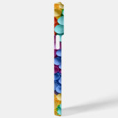 REGENBOOGKLEURIGE 3-D LOOK TINY FLOWERS Case-Mate iPhone CASE (Achterkant / Rechts)