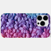 REGENBOOGKLEURIGE 3-D LOOK TINY FLOWERS Case-Mate iPhone CASE (Achterkant (horizontaal))