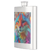 Regenboogkleurige harige kat-68587 flacon (Links)