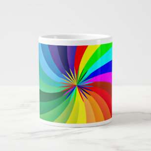 Regenboogkleurige Mandala-46556 Extra Grote Beker