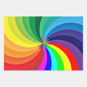 Regenboogkleurige Mandala-46556 Inpakpapier Vel