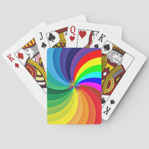 Regenboogkleurige Mandala-46556 Pokerkaarten