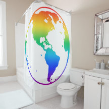 Regenboogkleurige planeet aarde